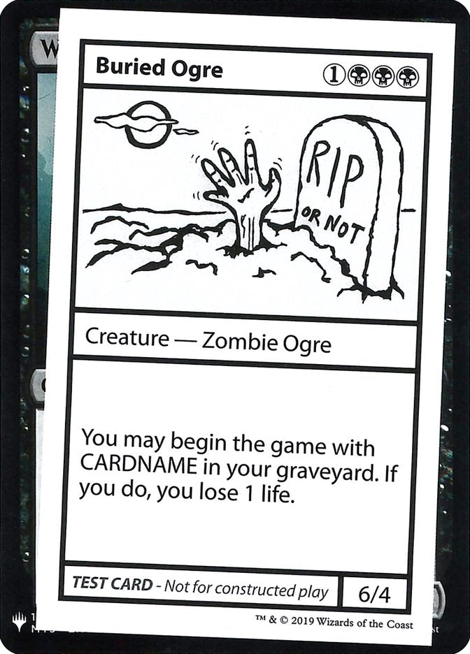 Buried Ogre [Mystery Booster Playtest Cards] | Gate City Games LLC