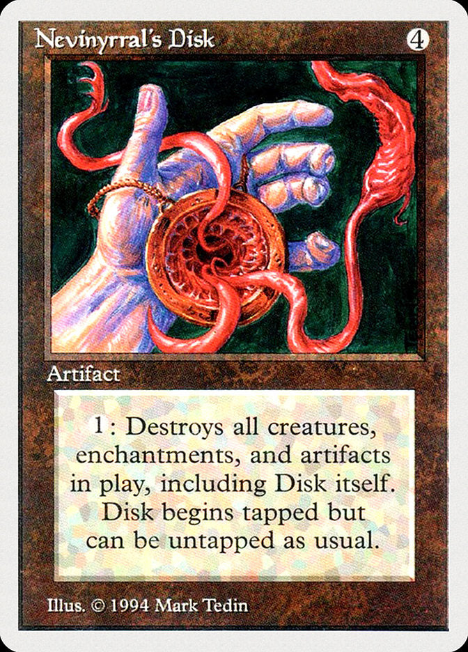 Nevinyrral's Disk [Summer Magic / Edgar] | Gate City Games LLC