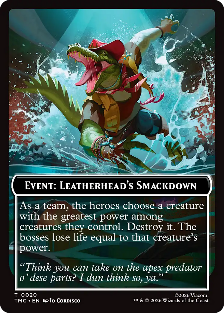 Event: Leatherhead's Smackdown [Teenage Mutant Ninja Turtles Commander Tokens] | Gate City Games LLC