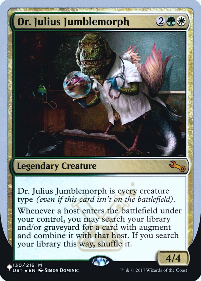 Dr. Julius Jumblemorph (Unfinity Foil Edition) [The List] | Gate City Games LLC