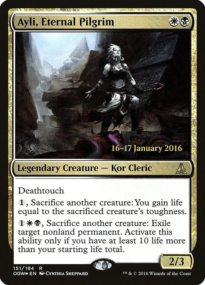Ayli, Eternal Pilgrim [Oath of the Gatewatch Prerelease Promos] | Gate City Games LLC