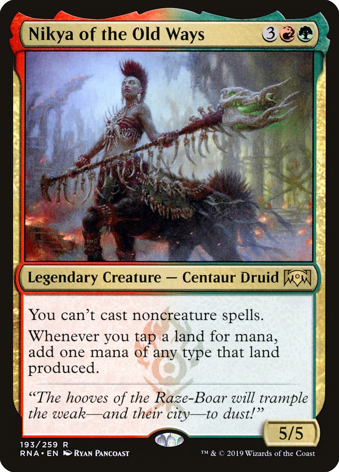 Nikya of the Old Ways [Ravnica Allegiance] | Gate City Games LLC