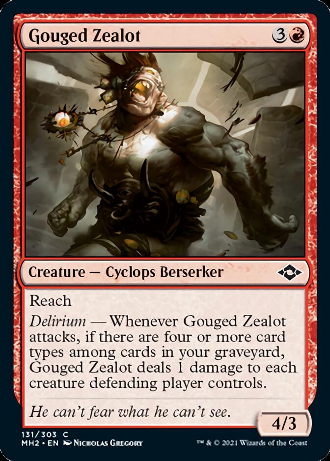 Gouged Zealot [Modern Horizons 2] | Gate City Games LLC