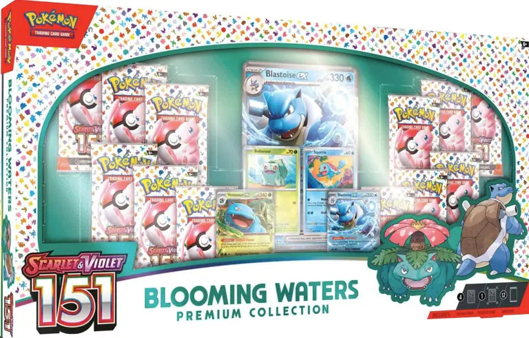 Pokemon Scarlet and Violet 151 Blooming Waters Premium Collection | Gate City Games LLC
