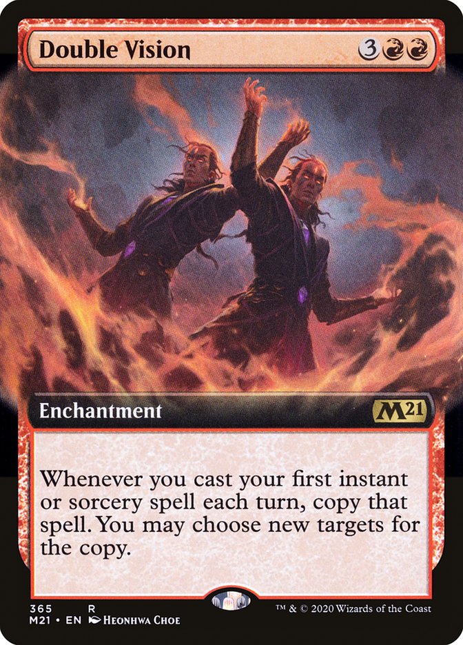 Double Vision (Extended Art) [Core Set 2021] | Gate City Games LLC