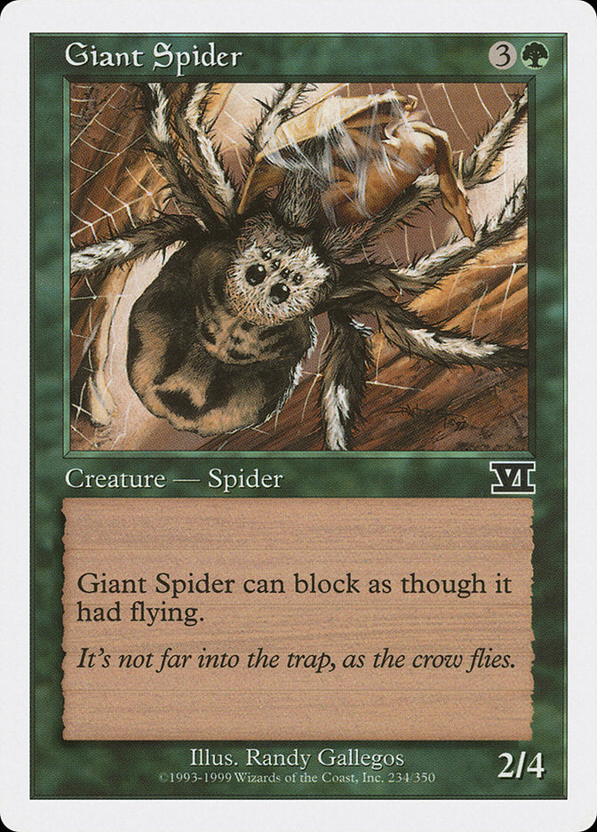 Giant Spider [Classic Sixth Edition] | Gate City Games LLC