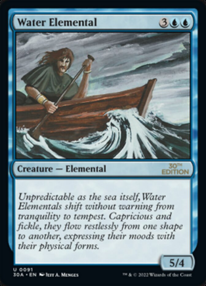 Water Elemental [30th Anniversary Edition] | Gate City Games LLC