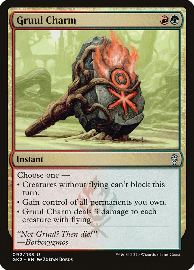 Gruul Charm [Ravnica Allegiance Guild Kit] | Gate City Games LLC