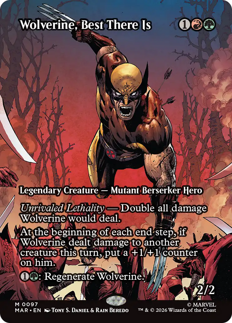 Wolverine, Best There Is (Borderless) [Marvel Universe: Eternal-Legal] | Gate City Games LLC