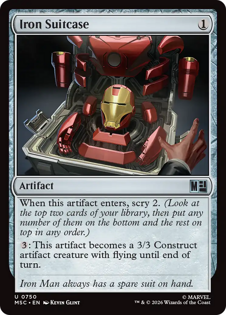 Iron Suitcase [Marvel Super Heroes Commander] | Gate City Games LLC