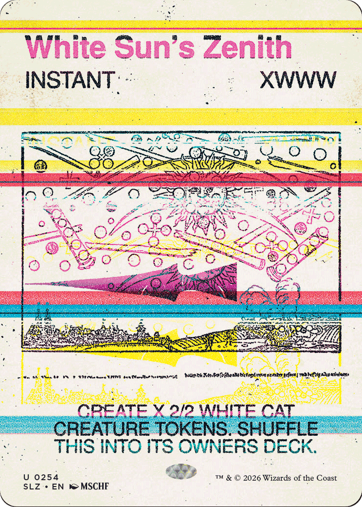 White Sun's Zenith (0254) [Secret Lair x MSCHF: The Zeta Set] | Gate City Games LLC