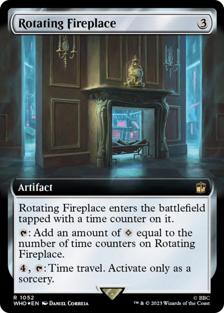 Rotating Fireplace (Extended Art) (Surge Foil) [Doctor Who] | Gate City Games LLC