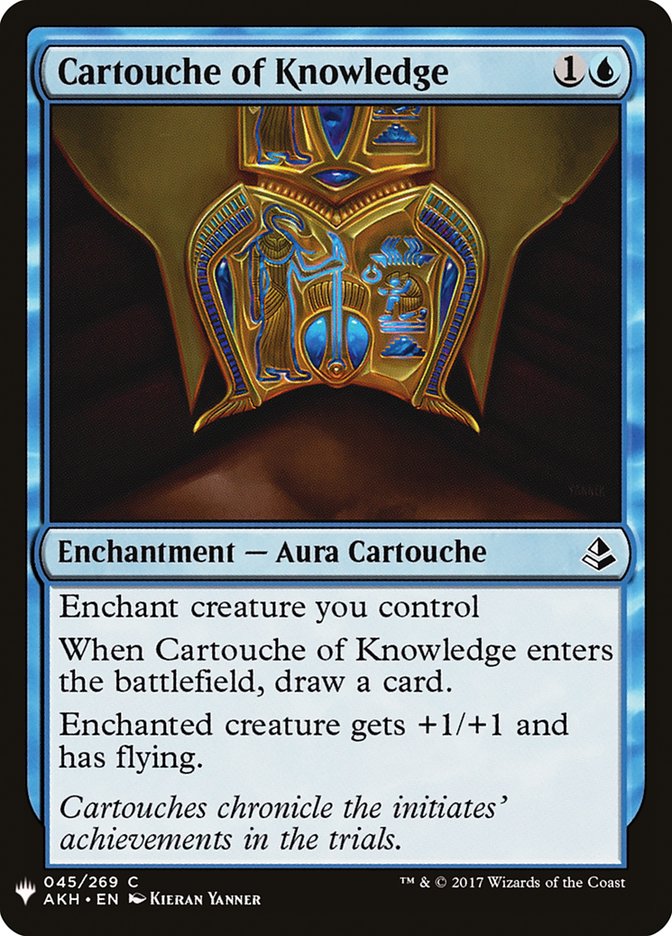 Cartouche of Knowledge [Mystery Booster] | Gate City Games LLC