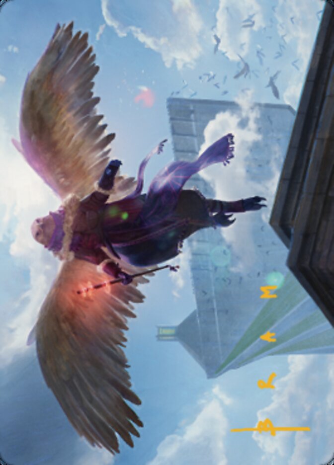Balmor, Battlemage Captain Art Card 1 (Gold-Stamped Signature) [Dominaria United Art Series] | Gate City Games LLC