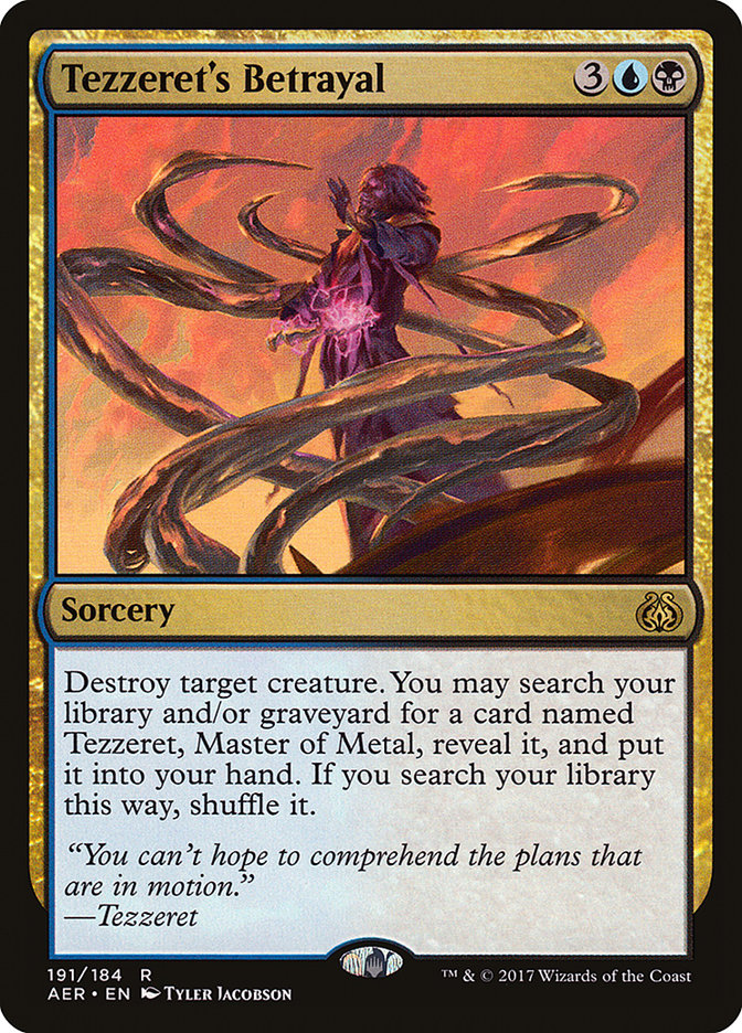 Tezzeret's Betrayal [Aether Revolt] | Gate City Games LLC
