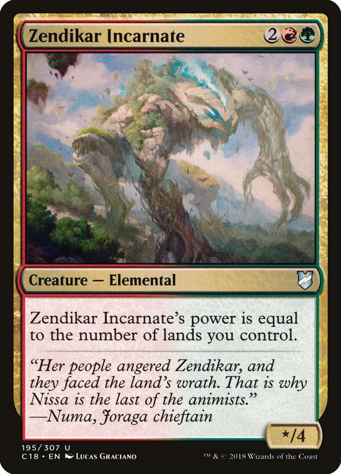 Zendikar Incarnate [Commander 2018] | Gate City Games LLC