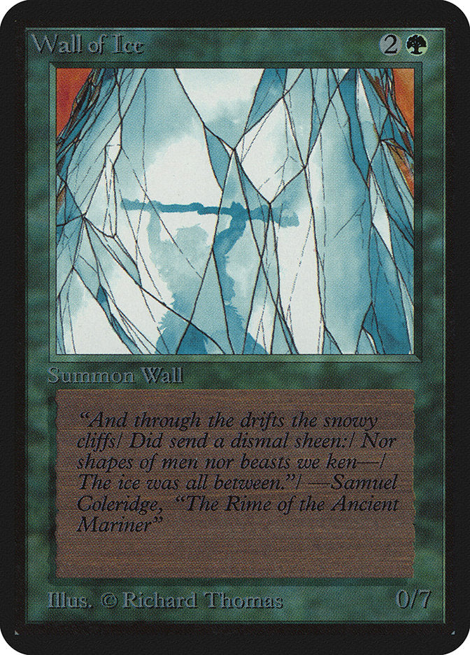 Wall of Ice [Alpha Edition] | Gate City Games LLC