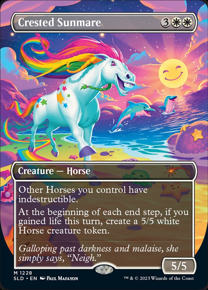 Crested Sunmare (Borderless) [Secret Lair Drop Series] | Gate City Games LLC