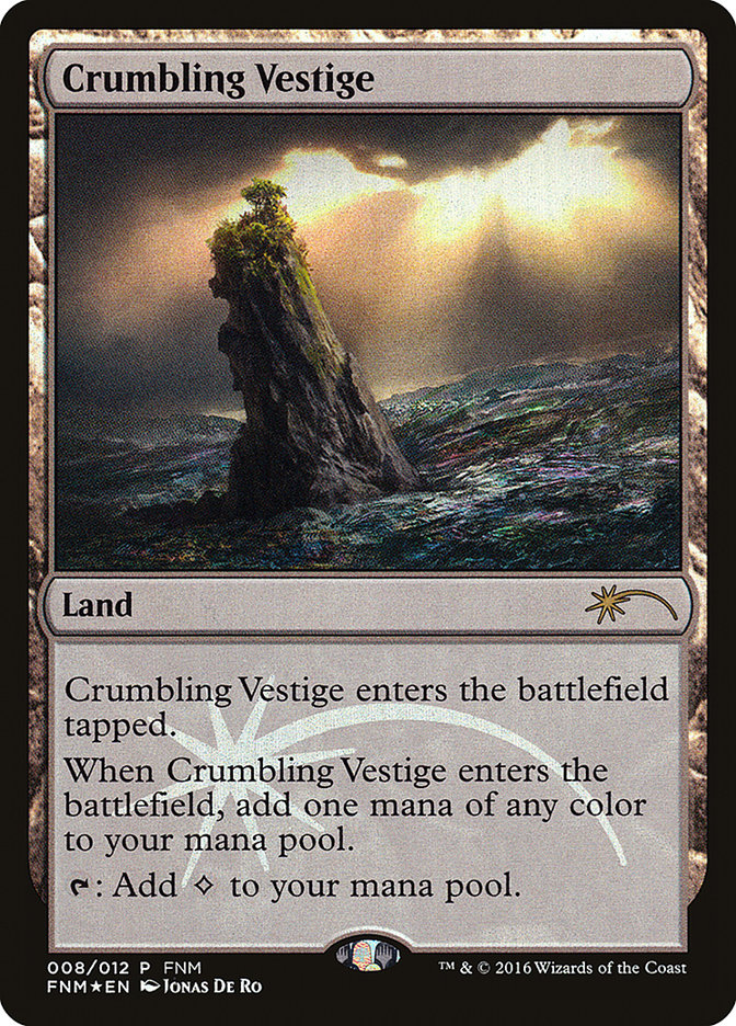 Crumbling Vestige [Friday Night Magic 2016] | Gate City Games LLC