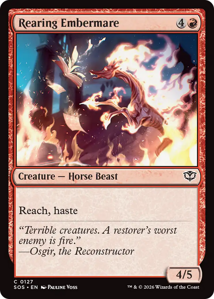 Rearing Embermare [Secrets of Strixhaven] | Gate City Games LLC