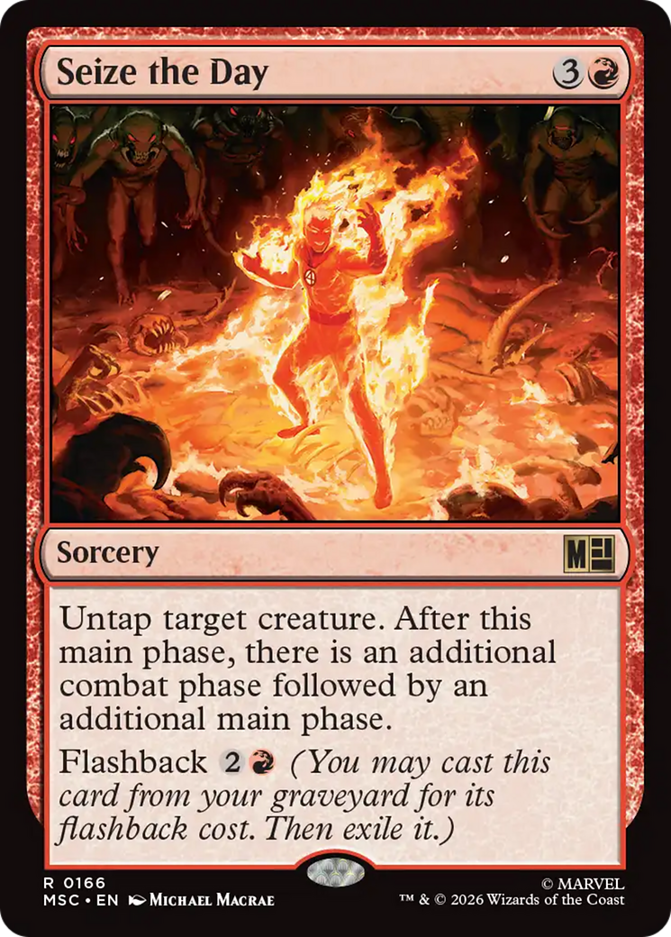 Seize the Day (Surge Foil) [Marvel Super Heroes Commander] | Gate City Games LLC
