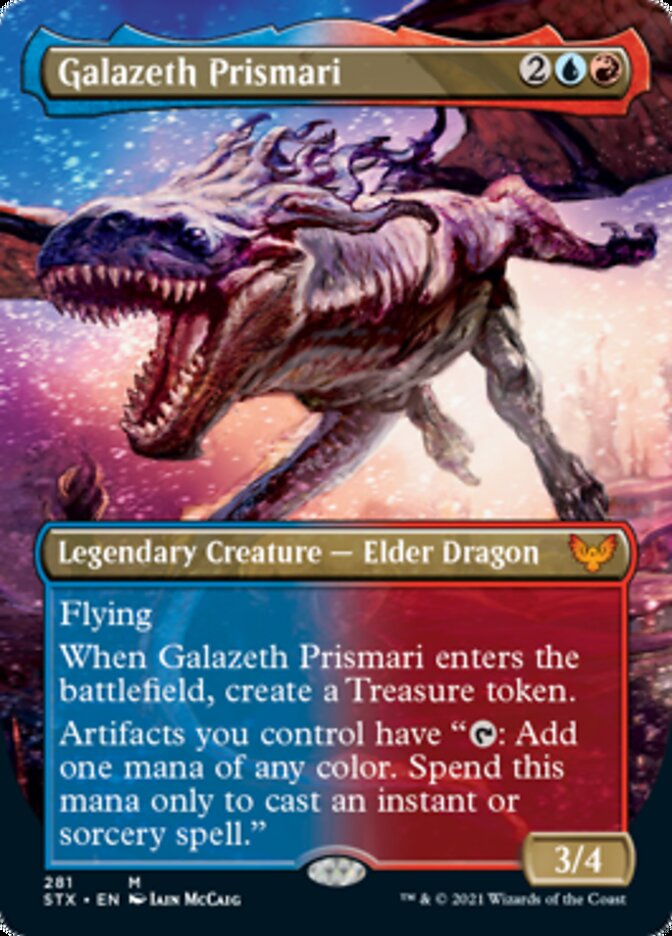 Galazeth Prismari (Borderless Alternate Art) [Strixhaven: School of Mages] | Gate City Games LLC