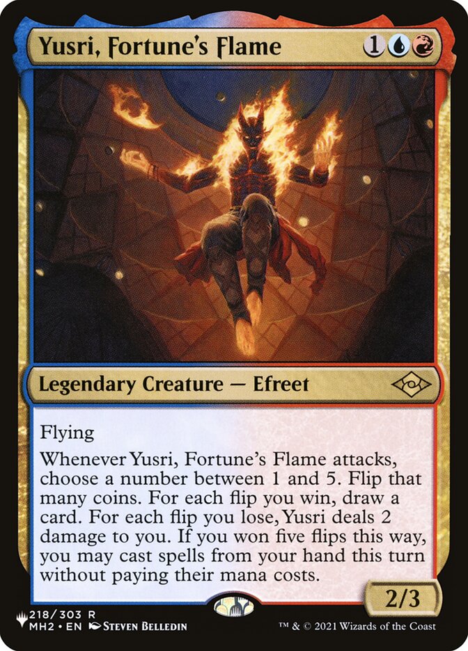 Yusri, Fortune's Flame [Secret Lair: Heads I Win, Tails You Lose] | Gate City Games LLC