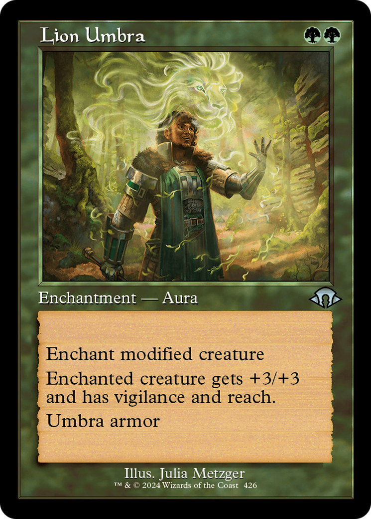 Lion Umbra (Retro Frame) [Modern Horizons 3] | Gate City Games LLC