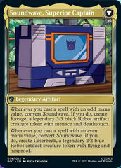 Soundwave, Sonic Spy // Soundwave, Superior Captain [Transformers] | Gate City Games LLC