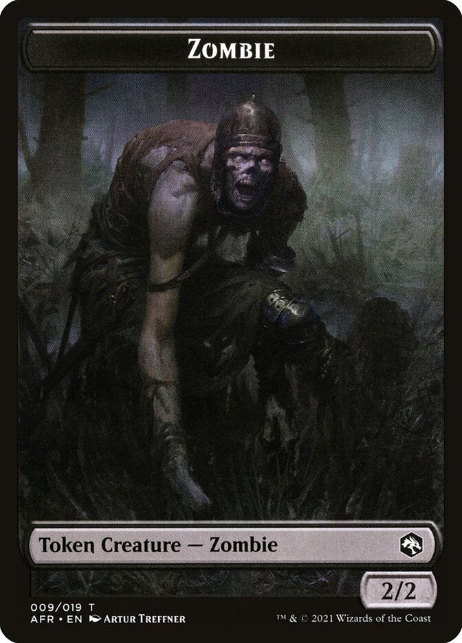 Rat // Zombie Double-Sided Token [Dungeons & Dragons: Adventures in the Forgotten Realms Commander Tokens] | Gate City Games LLC