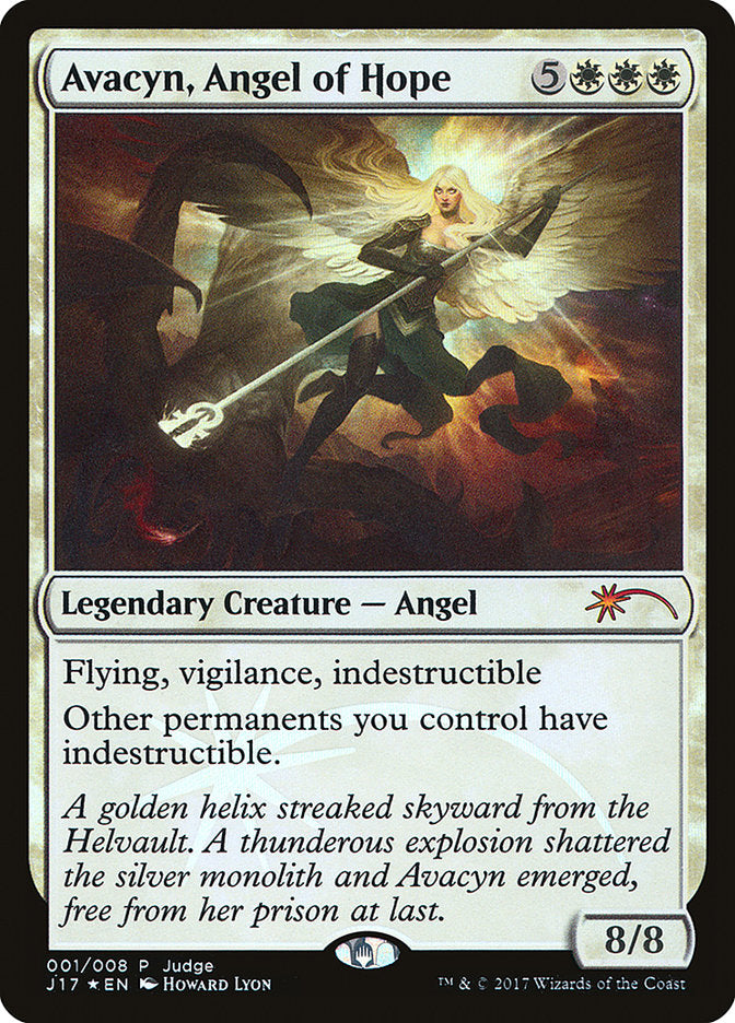 Avacyn, Angel of Hope [Judge Gift Cards 2017] | Gate City Games LLC