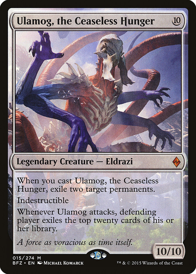 Ulamog, the Ceaseless Hunger [Battle for Zendikar] | Gate City Games LLC