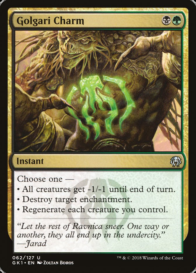 Golgari Charm [Guilds of Ravnica Guild Kit] | Gate City Games LLC