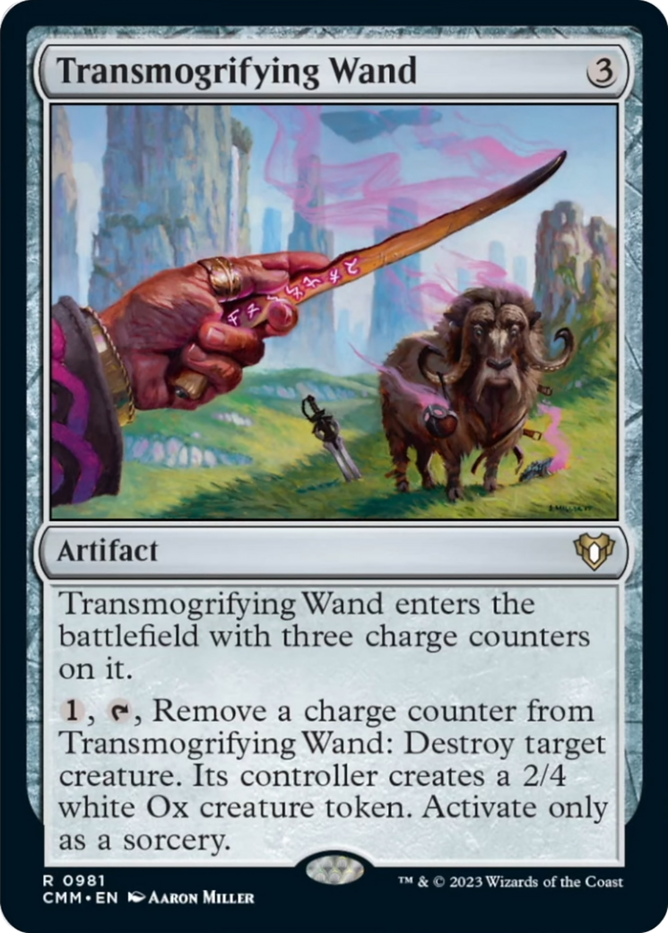 Transmogrifying Wand [Commander Masters] | Gate City Games LLC