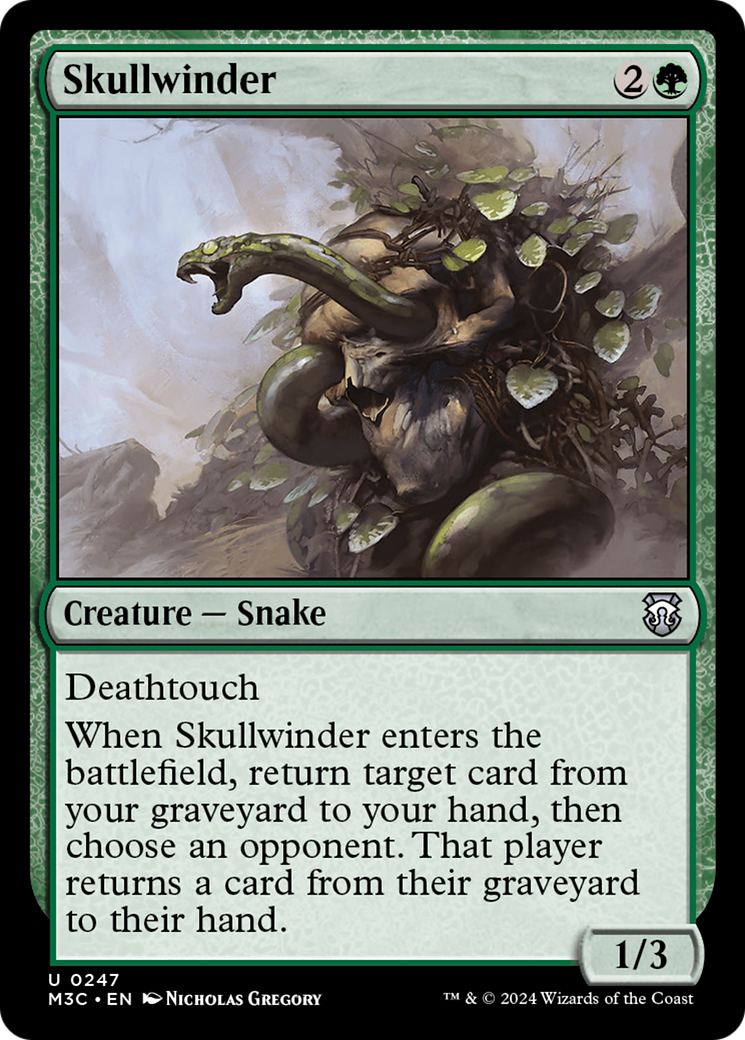 Skullwinder (Ripple Foil) [Modern Horizons 3 Commander] | Gate City Games LLC