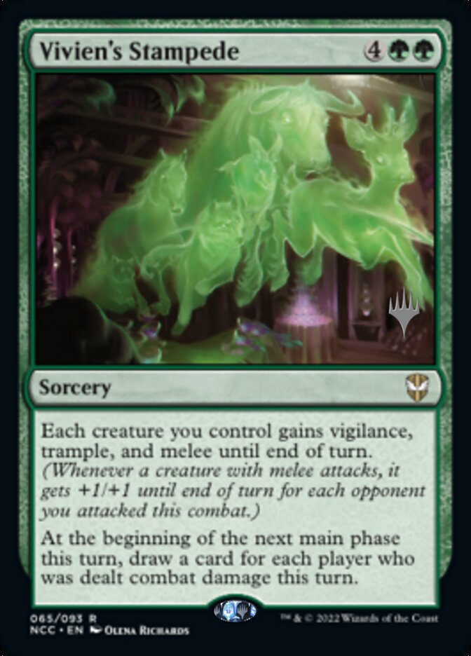 Vivien's Stampede (Promo Pack) [Streets of New Capenna Commander Promos] | Gate City Games LLC