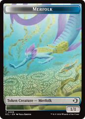 Shapeshifter // Merfolk Double-Sided Token [Lorwyn Eclipsed Tokens] | Gate City Games LLC