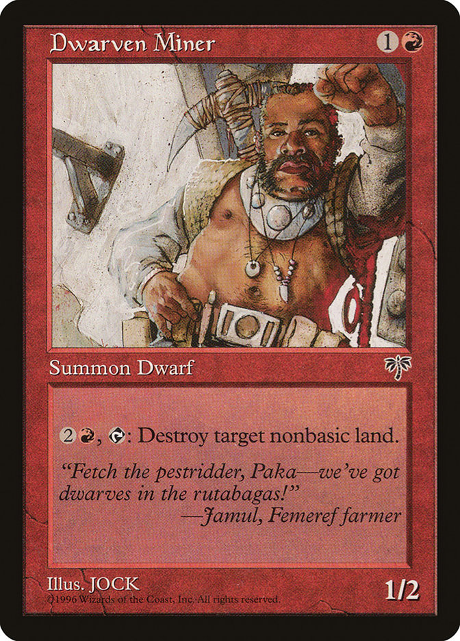 Dwarven Miner [Mirage] | Gate City Games LLC