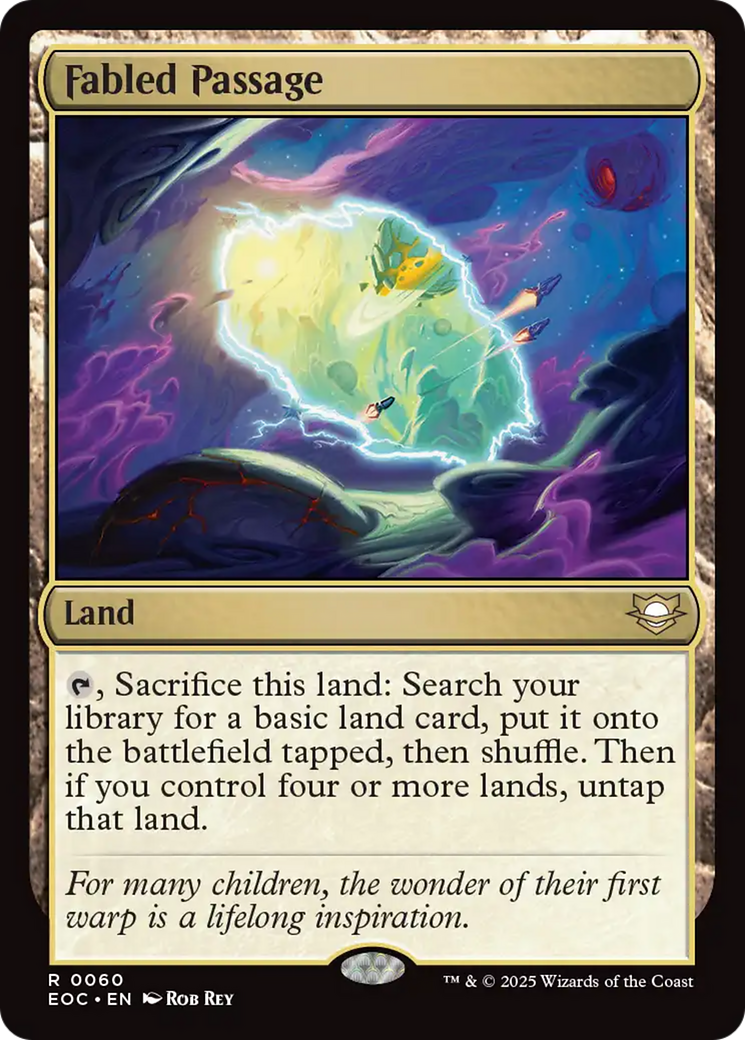 Fabled Passage [Edge of Eternities Commander] | Gate City Games LLC