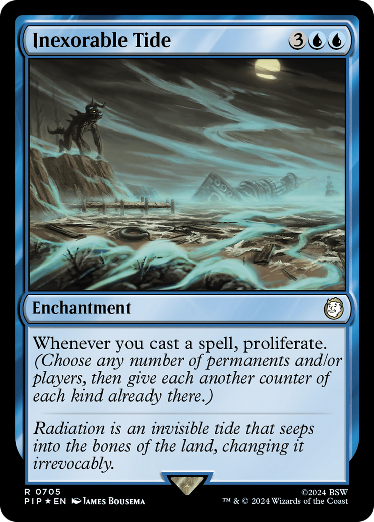 Inexorable Tide (Surge Foil) [Fallout] | Gate City Games LLC