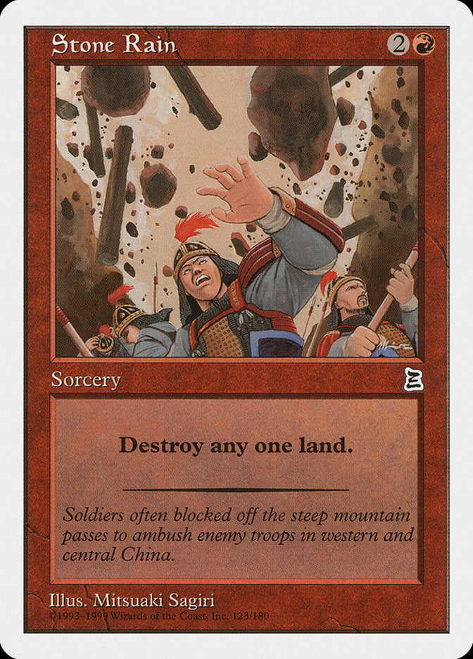 Stone Rain [Portal Three Kingdoms] | Gate City Games LLC