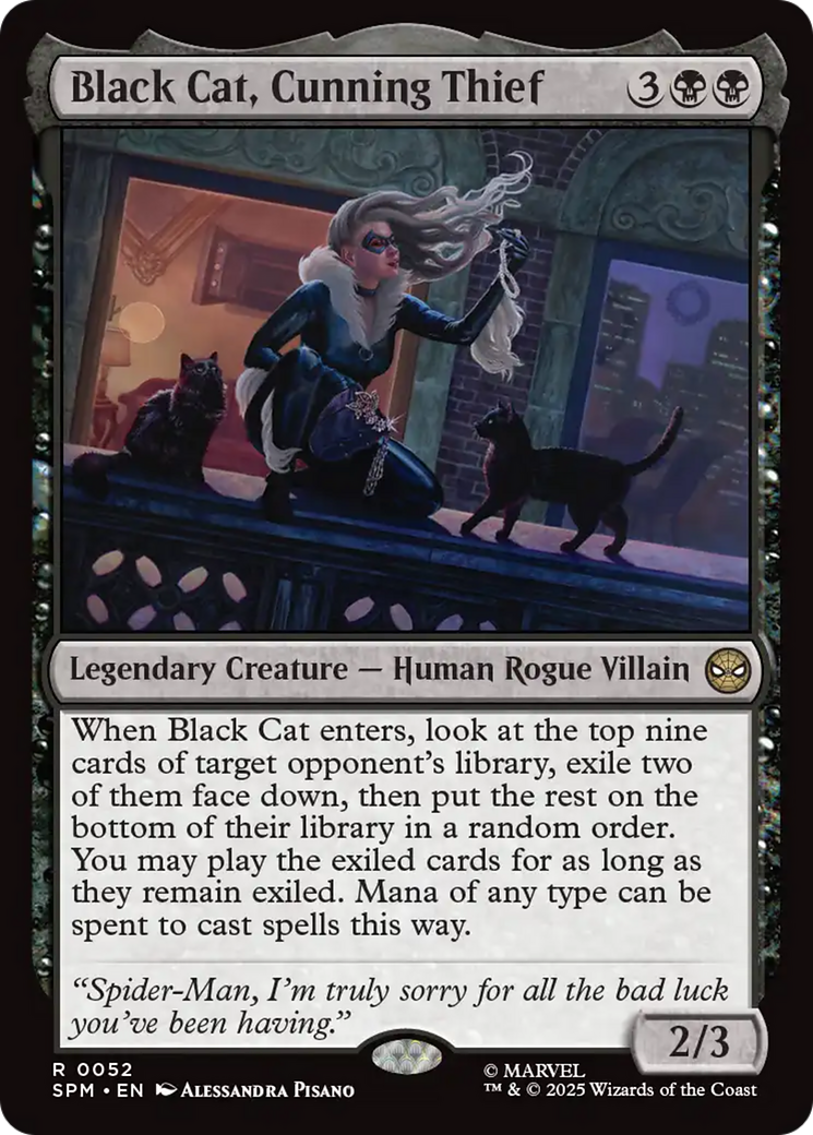 Black Cat, Cunning Thief [Marvel's Spider-Man] | Gate City Games LLC
