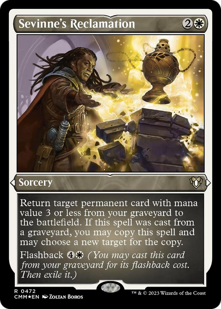 Sevinne's Reclamation (Foil Etched) [Commander Masters] | Gate City Games LLC