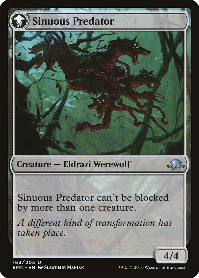 Kessig Prowler // Sinuous Predator [Eldritch Moon] | Gate City Games LLC