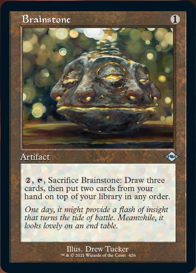 Brainstone (Retro Foil Etched) [Modern Horizons 2] | Gate City Games LLC