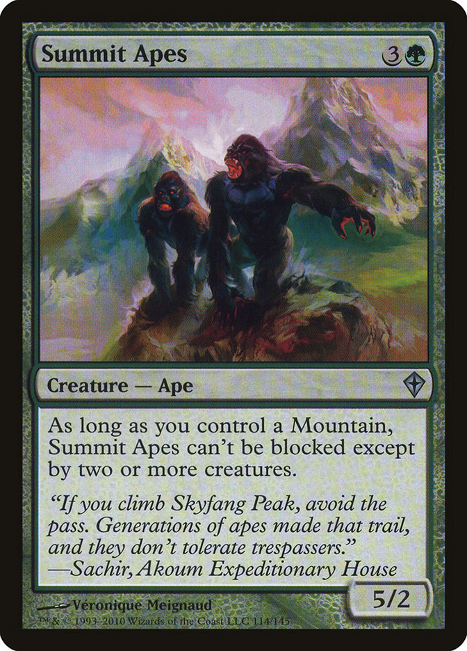 Summit Apes [Worldwake] | Gate City Games LLC