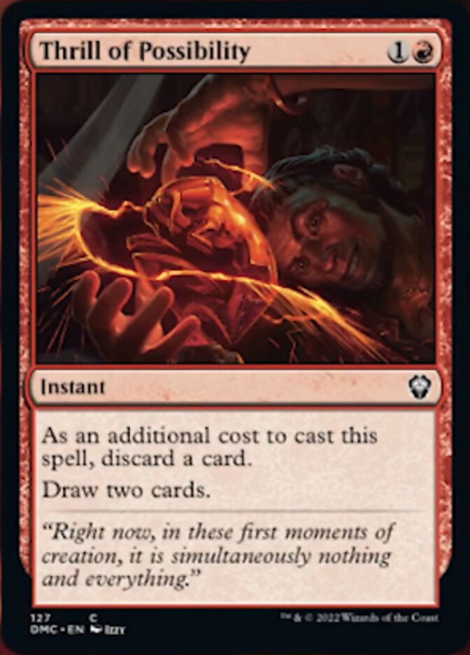 Thrill of Possibility [Dominaria United Commander] | Gate City Games LLC