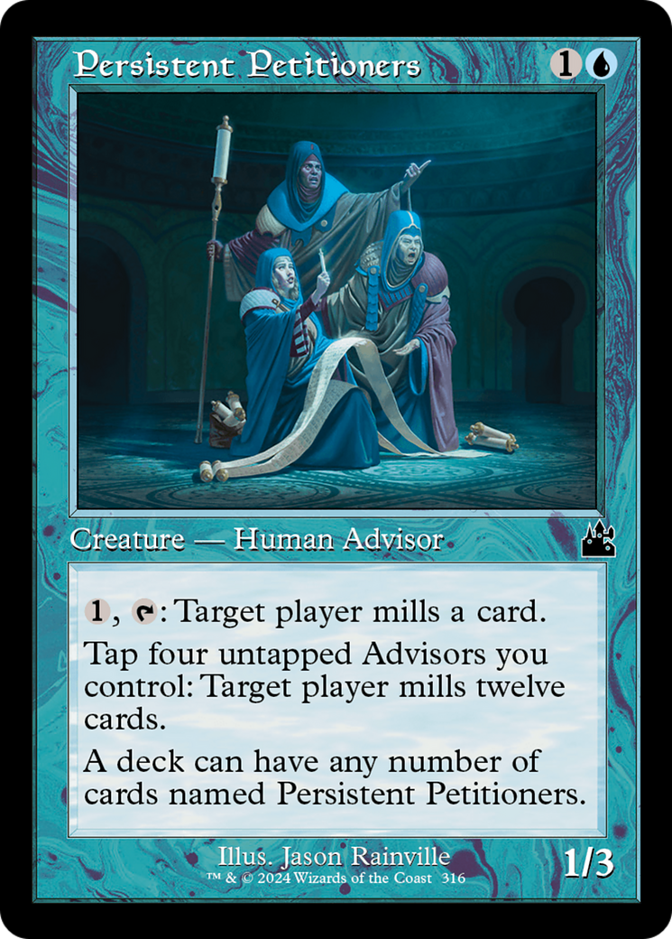 Persistent Petitioners (Retro Frame) [Ravnica Remastered] | Gate City Games LLC