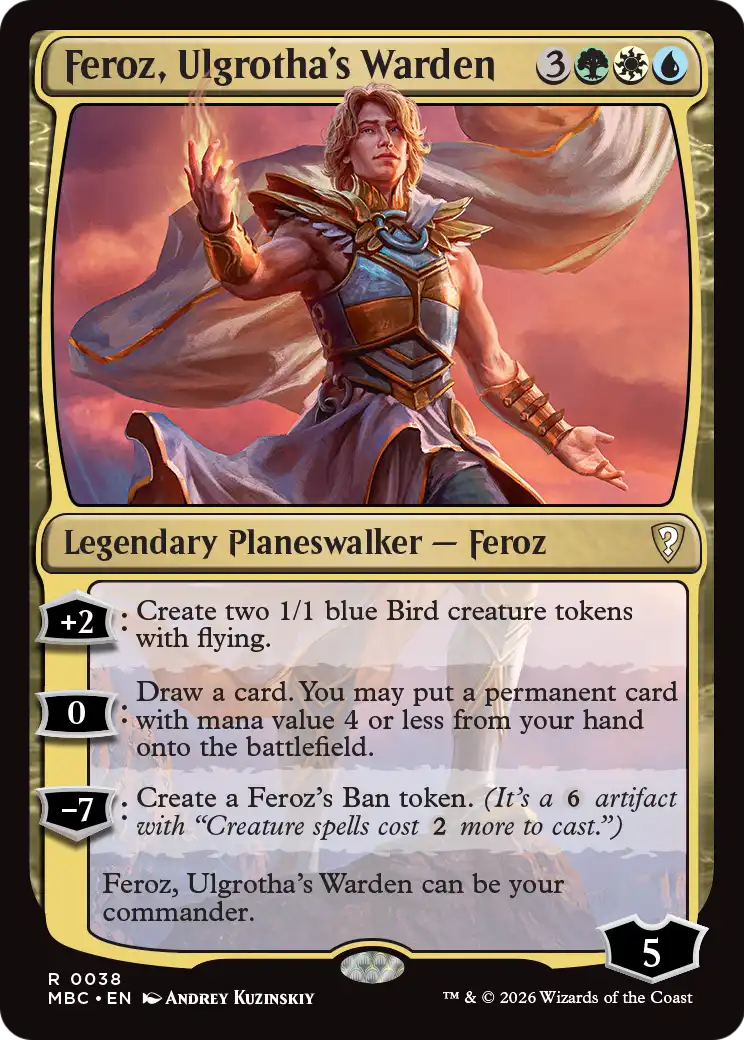 Feroz, Ulgrotha's Warden [Mystery Booster: Commander Edition] | Gate City Games LLC