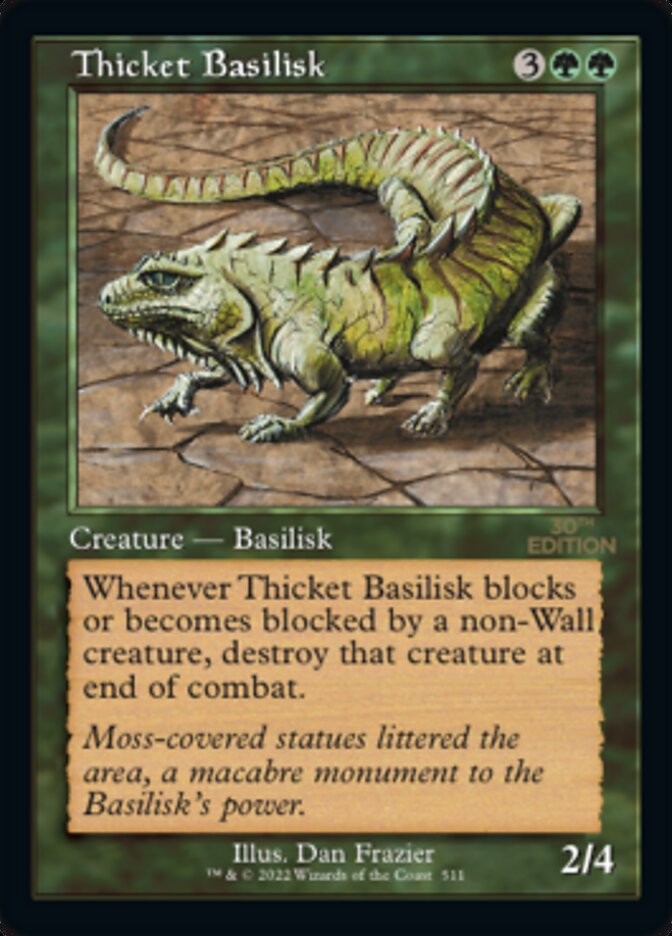 Thicket Basilisk (Retro) [30th Anniversary Edition] | Gate City Games LLC